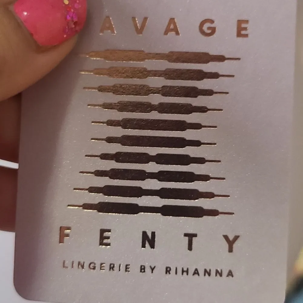 Savage X Fenty Lingerie By Rihanna Strap Up Lace Plunge Bra in Taboo Blue